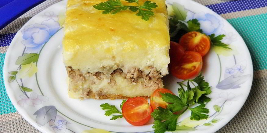 Рецепт картофельной запеканки с фаршем