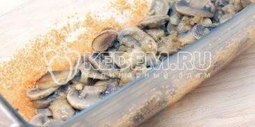 картофельная запеканка с грибами