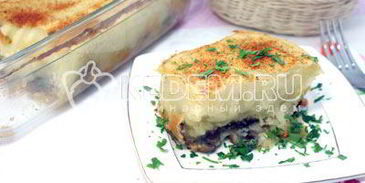 картофельная запеканка с грибами