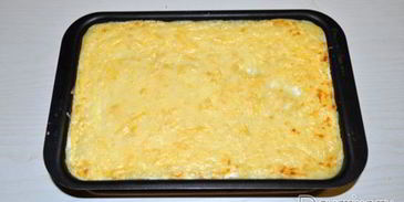 картофельная запеканка с рыбными консервами