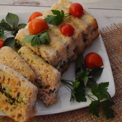 Мясная запеканка с брокколи