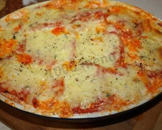 Мясная запеканка с кабачками и помидорами в духовке