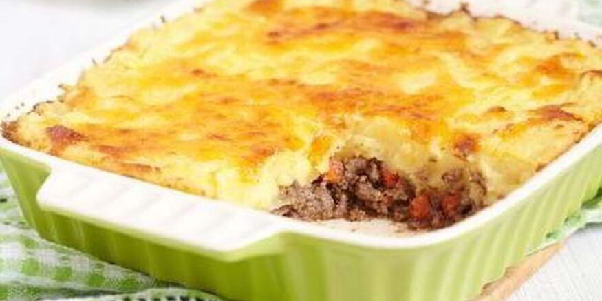 Рецепт мясной запеканки с картофелем и овощами