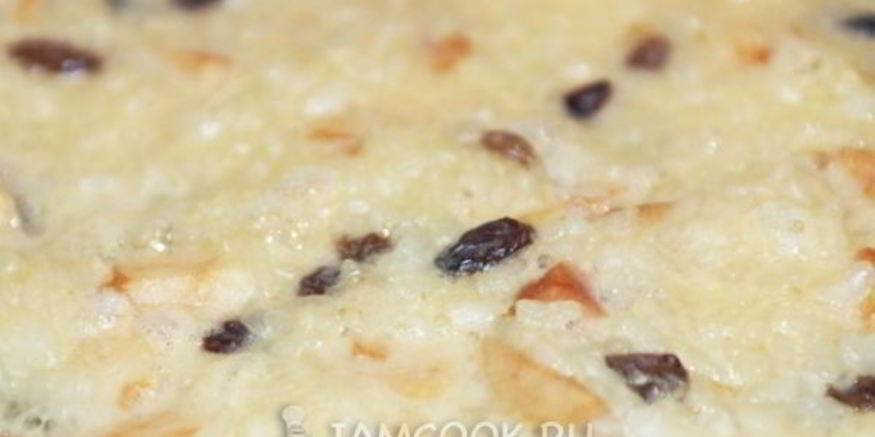 Рецепт рисовой запеканки