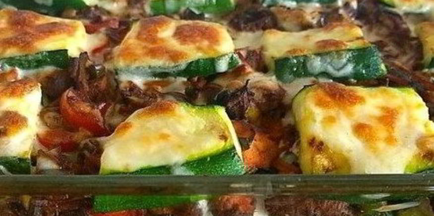 Рецепт слоеной овощной запеканки с курицей