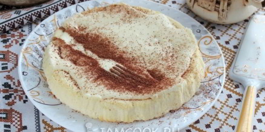 Рецепт творожной запеканки с крахмалом в мультиварке