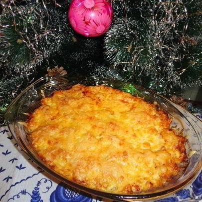 Творожная запеканка с тыквой