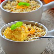 Рецепт Творожно-тыквенной запеканка со штрейзелем