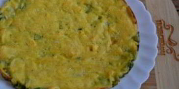 запеканка из брокколи с сыром и яйцами