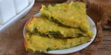 запеканка из брокколи с сыром и яйцами