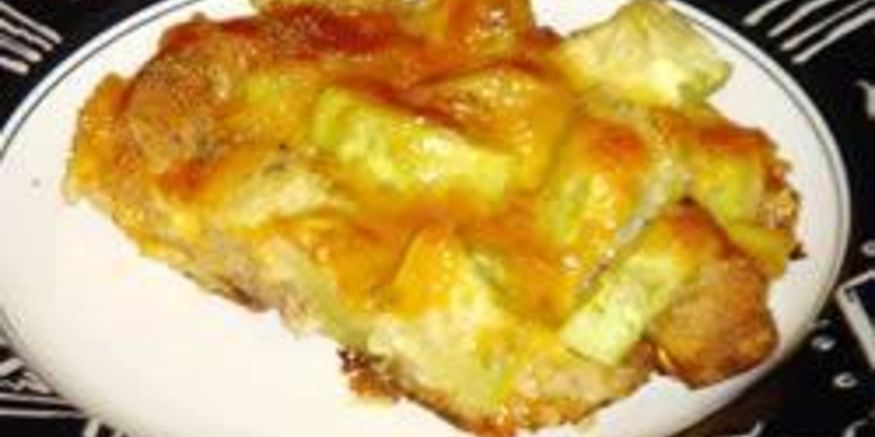 Рецепт запеканки из кабачков с сыром