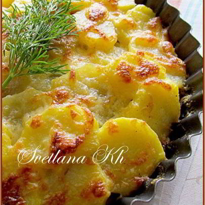 Запеканка из картофеля с грибами
