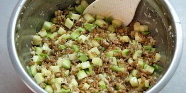 запеканка из полбы с кабачком для мультиварки