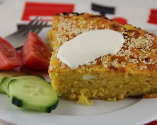 Запеканка из цукини и сыра в греческом стиле