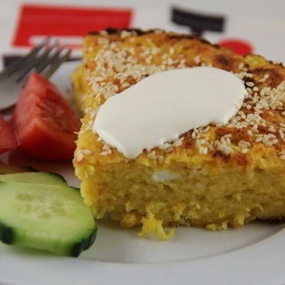 Запеканка из цукини и сыра в греческом стиле