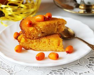 Запеканка из тыквы с манкой