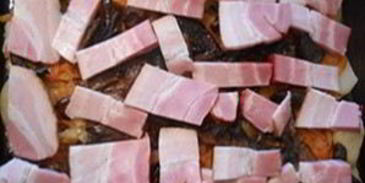 запеканка картофельная с сушеными грибами