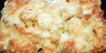 запеканка картофельная с сушеными грибами