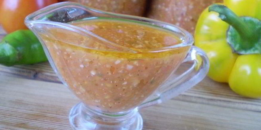 Рецепт аджики из помидоров на зиму с варкой