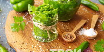 аджика из зеленого перца