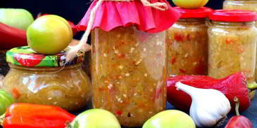 аджика из зеленых помидоров