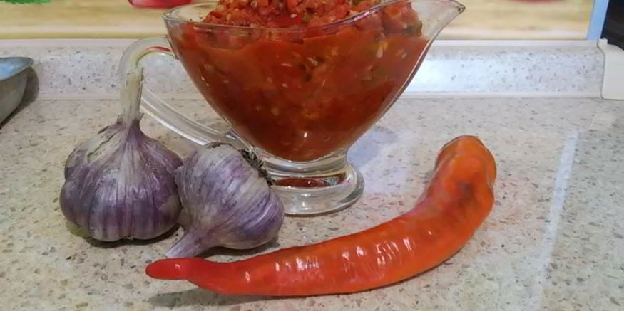 Рецепт аджики остринка