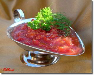 Аджика с хреном без тепловой обработки