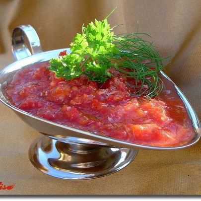 Аджика с хреном без тепловой обработки