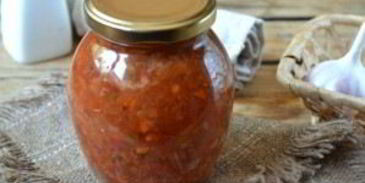 аджика с морковью и помидорами