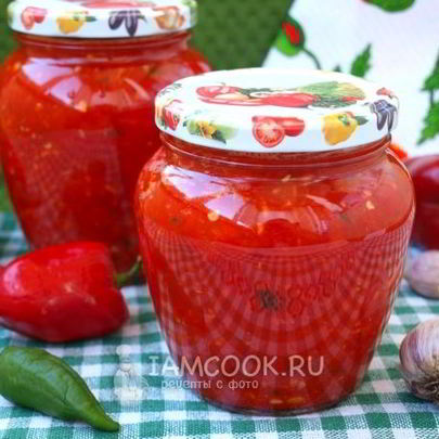 Аджика сырая из красного перца