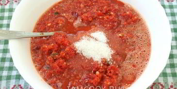 аджика сырая из красного перца