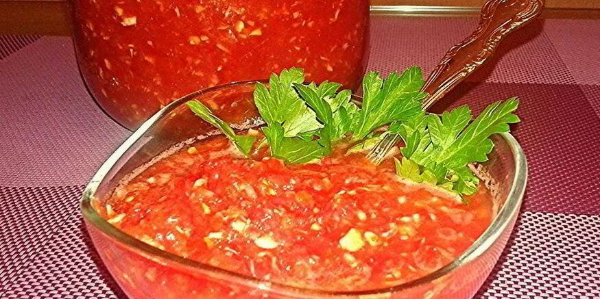 Рецепт аджики в мультиварке