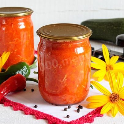Кабачковая аджика на зиму пальчики оближешь