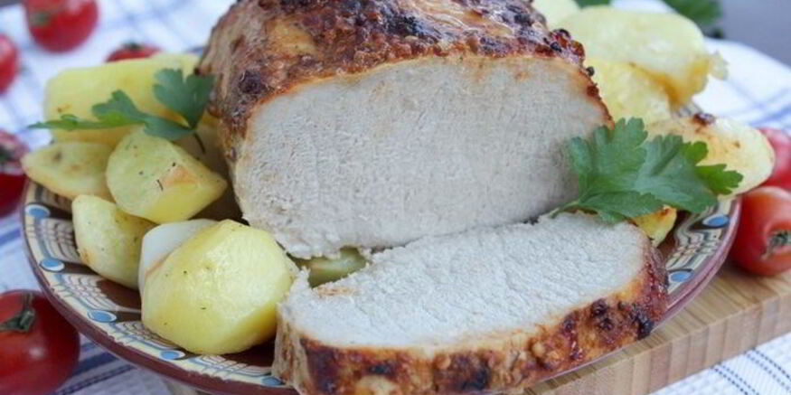 Рецепт карбонада варено-печеный в аджике