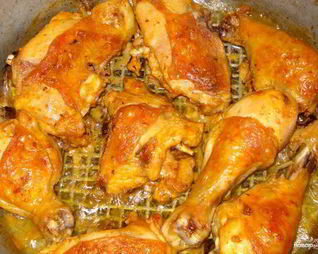 Курица с аджикой и майонезом