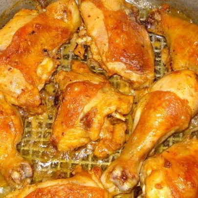 Курица с аджикой и майонезом