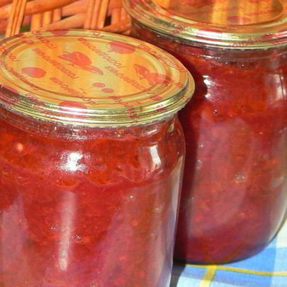 Свекла в аджике