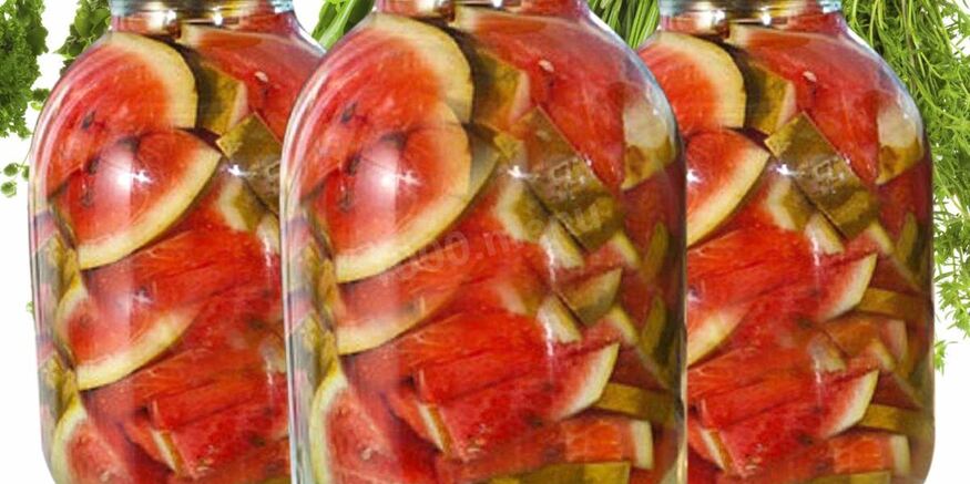 Рецепт арбузов в банках на зиму с горчицей