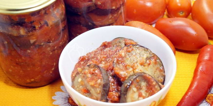 Рецепт баклажанов огонек на зиму