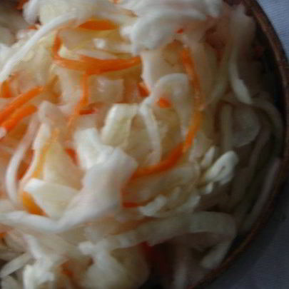 Быстрая квашеная капуста