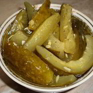 Рецепт Домашних соленых огурцов с горчицей на зиму