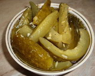 Домашние соленые огурцы с горчицей на зиму