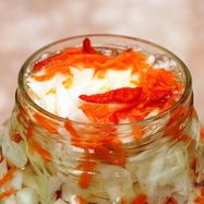 Рецепт Домашней квашеной капусты с ржаной мукой