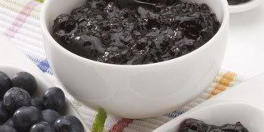 Рецепт быстрого черничного джема