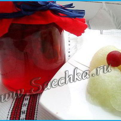 Джем из вишни и дыни