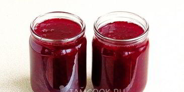 джем из вишни и красной смородины