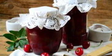 джем из вишни с косточками