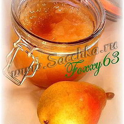 Грушево-карамельный джем с ромом