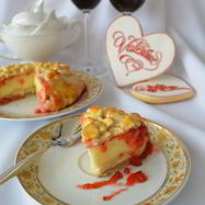 Рецепт Камамбера с клубничным джемом