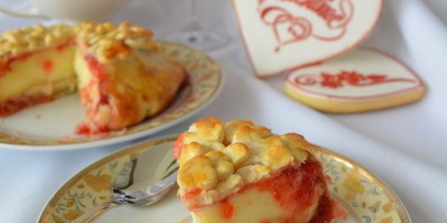 Рецепт камамбера с клубничным джемом